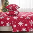 thumbnail image 3 of PC Deep Pocket Queen Sheet Set Fit Breathable Microfiber Soft Queen Size Sheet Set Hotel Style Bed Sheet Set for Women Men Flower, 3 of 8