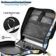 thumbnail image 4 of FORMRS Zipper Binder with Shoulder Strap 2-inch Ring 500 Sheet Capacity File Bag, Cartoon Lemon Leaves, 4 of 5