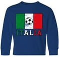 thumbnail image 3 of Inktastic Italian Soccer Long Sleeve Youth T-Shirt, 3 of 5