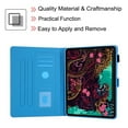 thumbnail image 6 of iPad Pro 11 Case 2020, iPad Pro 11 2nd Gen 2020 Cover with Pencil Holder, Allytech PU Leather Protective Anti-Slip Stand Smart Auto Sleep Wallet Case for Kids Teenage Girls, Green Marble, 6 of 7