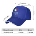 thumbnail image 3 of Italia Italy Italian Flag Men Women Baseball Cap Classic Adjustable Hat Dad Trucker Hat for All Seasons, 3 of 5