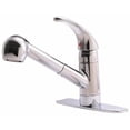 thumbnail image 1 of Ultra Faucets UF12000 Chrome Finish Single Handle Kitchen Faucet & Pullout Spray, 1 of 2