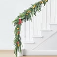 thumbnail image 5 of Guvpev 6FT Artificial Christmas Garland, Real Touch Pine Garland, Faux Greenery Garland for Table Mantle Wall Indoor Outdoor Christmas Decorations, 5 of 8