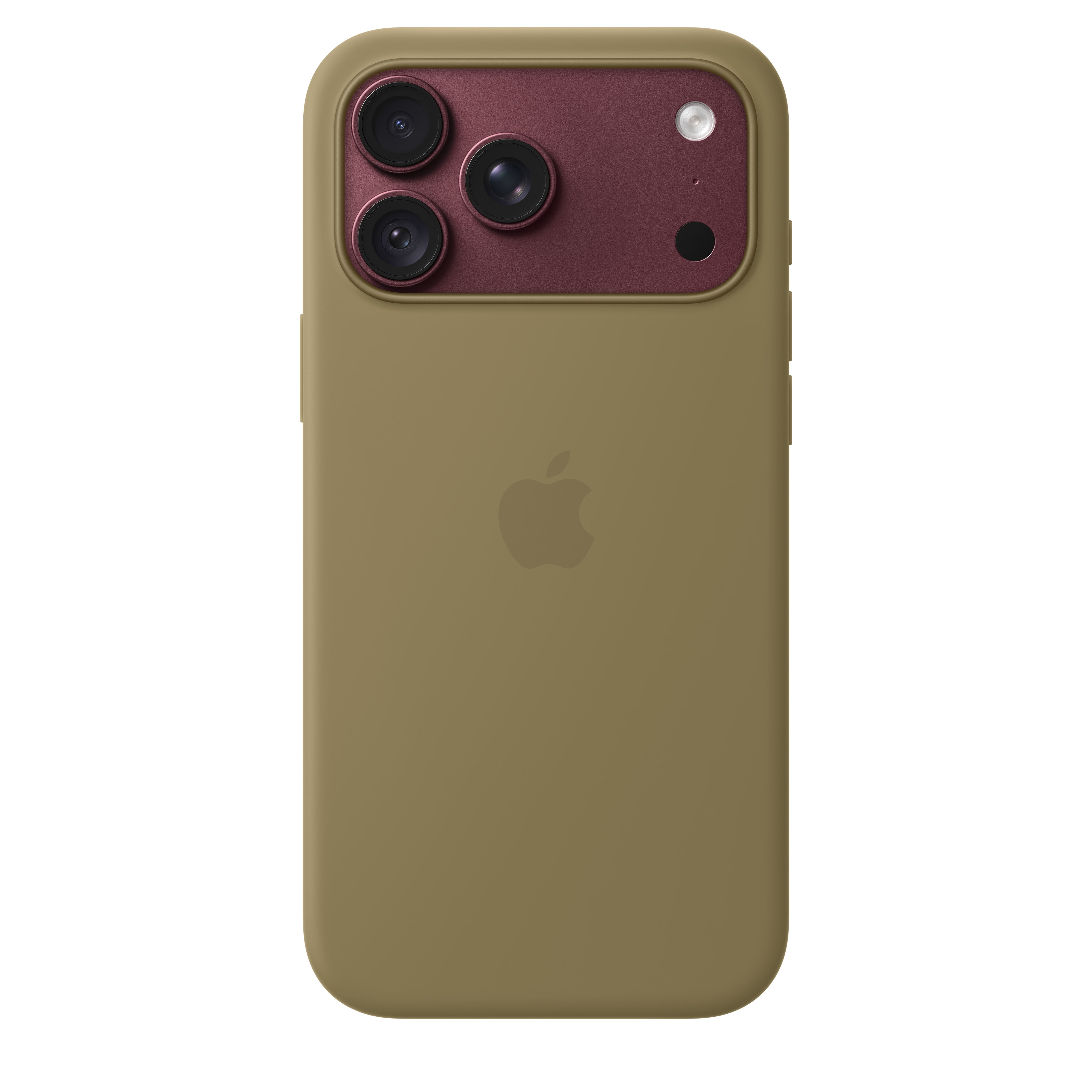 Apple iPhone 18 Pro Max Silicone Case with MagSafe – Olive