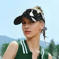 thumbnail image 5 of Kdxio Fashionable Goose Print Sun Visor Hat Golf Visor Adjustable Velcro Outdoor Sports Cap For Men Women, 5 of 7