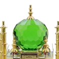 thumbnail image 3 of GROWTH TANK Miniature Mosque Decor Desk Decorative Car Interior Ornament Art Taj Mahal Model Green, 3 of 9