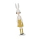 thumbnail image 5 of Estatua de niña conejo Figura de niña conejo Arte artesanal Escultura decorativa linda para Amarillo, 5 of 9