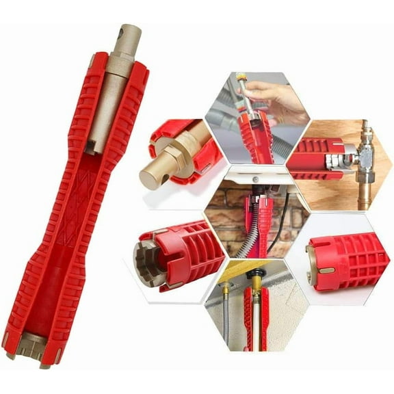 Sherry Basin Wrench for Sink Faucet - Extra Long Reach Faucet Tool for Tight Spaces, Undermount Sink Installation & Repair