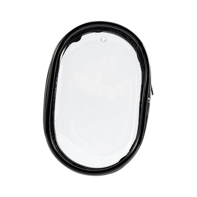 Bolsa transparente para exhibición de figuras, bolsa pequeña para muñecas, compacta a prueba de polvo, PVC impermeable que muestra coleccionables, vitrina para minifigura Redondo