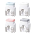 thumbnail image 6 of Eqslft Automatic Toothpaste Squeezer and Toothbrush Holder, Wall-Mounted Bathroom Organizer for Toothpaste and Brushes Abs Design Space-Saving, 6 of 8