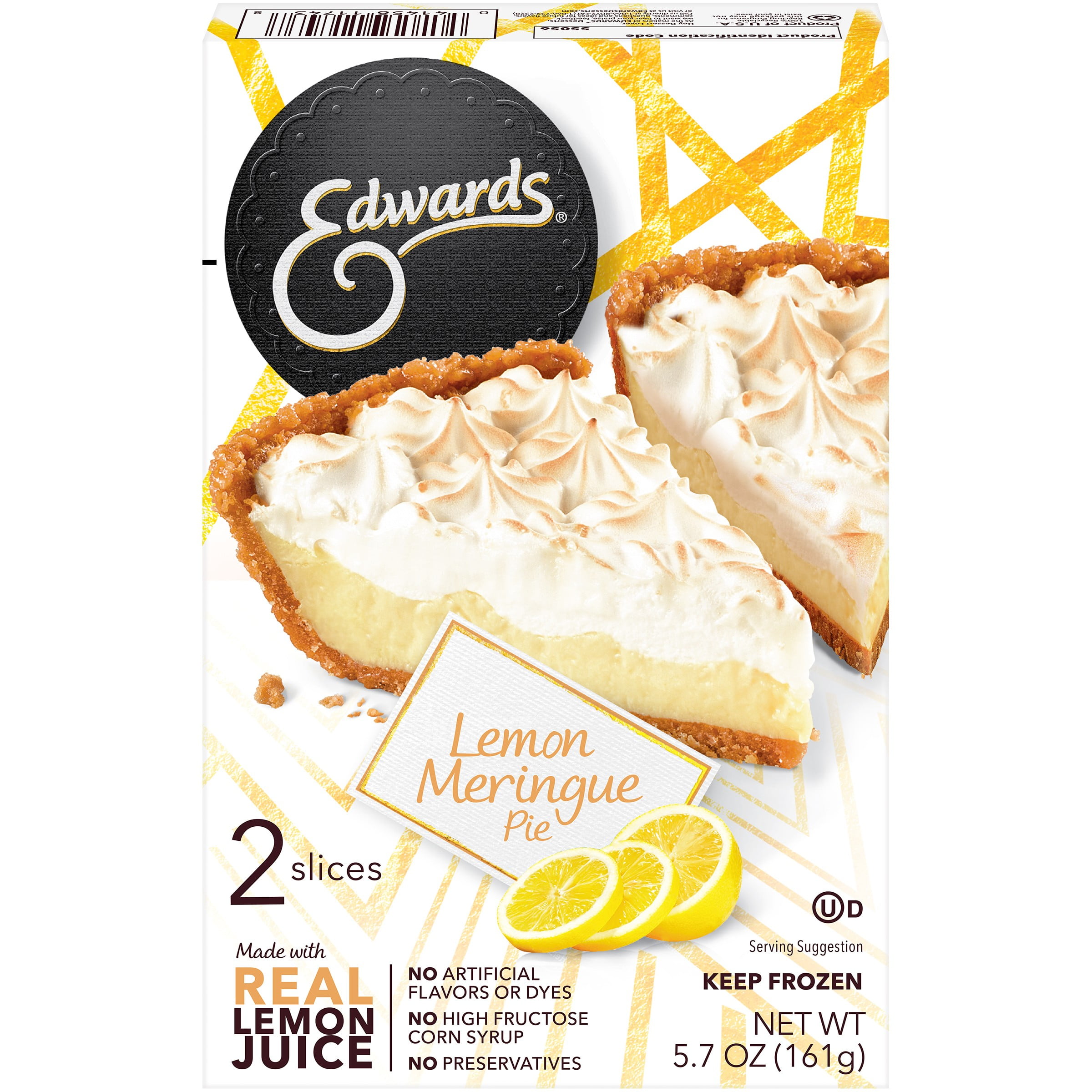 EDWARDS® Desserts Lemon Meringue Pie, 2 Pie Slices, 5.70 oz Walmart