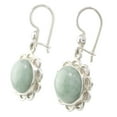 thumbnail image 2 of NOVICA Jade flower earrings, 'Solar Apple Flower', 2 of 6