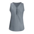 thumbnail image 4 of Endives Women's Tank Top Vest Tee V Top Womens Loose Blouse Neck Sleeveless T Shirt Casual Blouses, 4 of 7