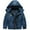 Blue Football Camo, variant on Boys Fleece Ski Jacket Waterproof Kids Hooded Winter Warm Snow Coat