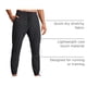 thumbnail image 4 of Joggers para Hombre CRZ YOGA 29" Pantalones de Entrenamiento Livianos, 4 of 6