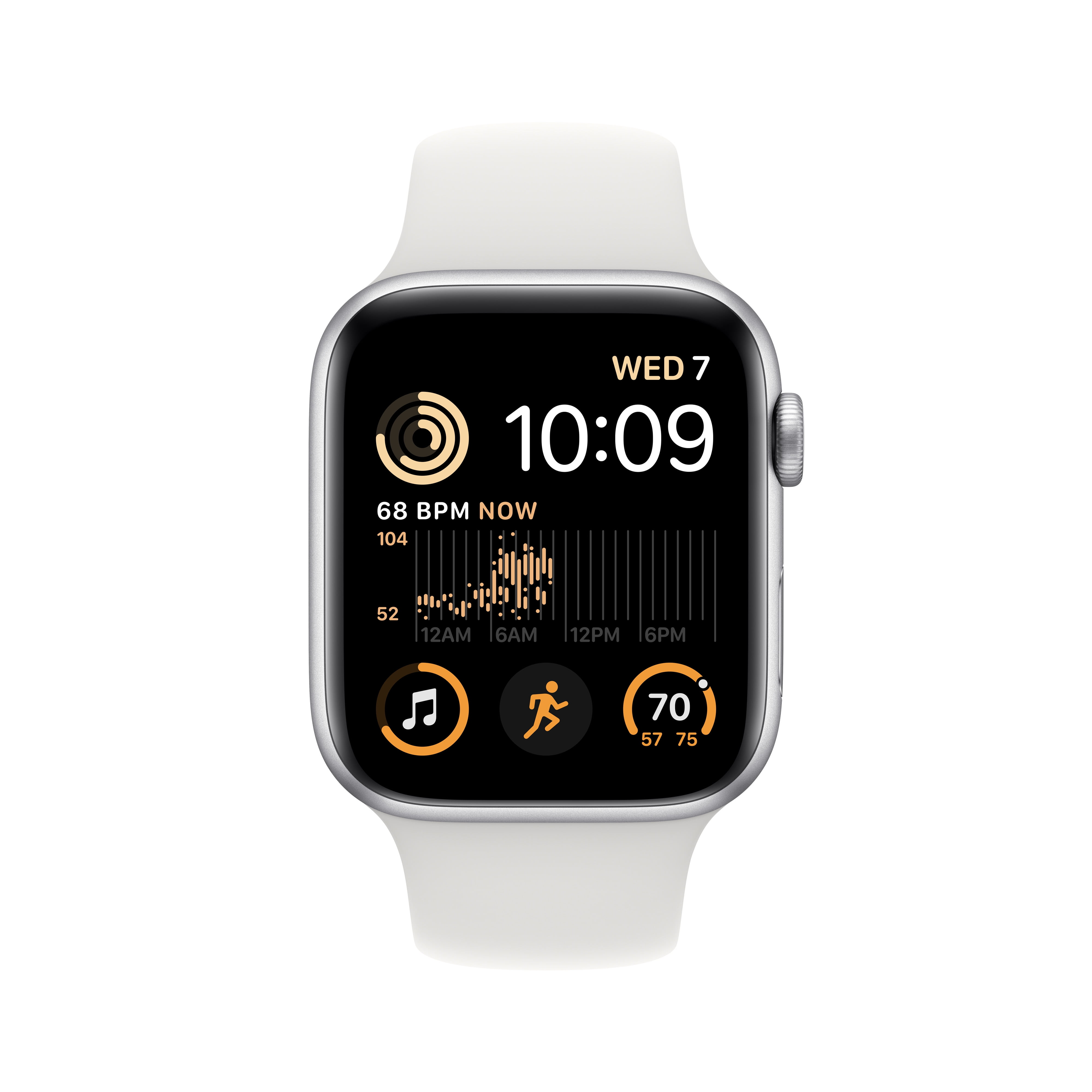 Apple Watch SE 2 44mm, GPS, Alumínio Starlight, Pulseira Esportiva  Starlight - OutletFone