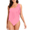 thumbnail image 2 of Bañador de una pieza para mujer, cómodo, liso, con almohadilla en el pecho, sin aros, correa de Bikini OAVQHLG3B Store lin121212, 2 of 4