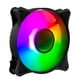 thumbnail image 2 of Ventilador Gamer Balam Rush EOLOX BLAZE EX90 120mm ARGB Diseño Circular Rainbow 1200RPM Negro 3 Pin BR-938020, 2 of 6