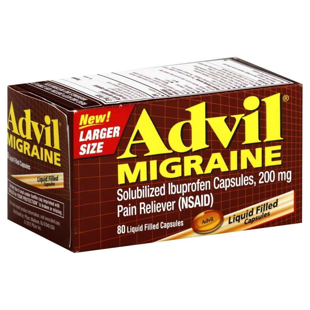 ADVIL MIGRAINE GC 200MG 80 By BND Wyeth Consumer Healthcare,USA