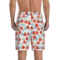 thumbnail image 4 of Lsque Strawberries Mens Sleep Pajama Shorts,Short Pajama Pants, Cotton Ultra-Soft Knit-Small, 4 of 9
