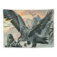 thumbnail image 5 of Nawypu Chinese Art Painting Chinese Brush Landscape Ink Flower and Bird Painting Asian Tapestry Silk Scroll Painting Decor Wall Hanging Painting (Eagle), 5 of 6