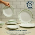 thumbnail image 6 of Corelle Spring Blossom 12-Piece Glass Dinnerware Set (Service for 4), 6 of 7