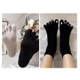 thumbnail image 4 of Calcetines con dedos del pie, calcetines de retales para mujeres y hombres, calcetines suaves transpirables, ropa de calle para niñas, 4 of 4