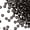 Black, variant on John Bead Ruby Silver Lined Czech Glass Seed Beads, 6/0, 12 Pack