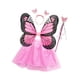 thumbnail image 2 of Disfraz de hadas de niñas Tutú de disfraces de ala mariposa para fiesta de cumpleaños de Halloween Falda de, 2 of 8