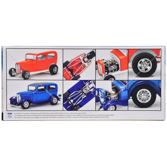 Maquette de Niveau 4 1932 Ford Berline Tudor Ensemble 2-en-1 Maquette à l'Échelle 1/25 par Revell