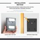 thumbnail image 5 of Toystoory 2 uds., lámpara LED de pared Solar, lámpara de noche de ahorro de energía IP65, luz impermeable para jardín al aire libre, luz de escalera de Iluminación y accesorios Luz calida Toystoory HA006237-02B, 5 of 6