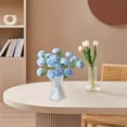 thumbnail image 1 of 24 ramos de peonías artificiales, flores artificiales, adecuadas for decoraciones modernas de hogar, cocina, oficina y fiestas., 1 of 2