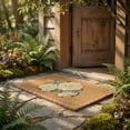 thumbnail image 4 of Delicate Rose Outdoor Doormat, Doormats for Outdoor Entrance Holiday, Multi-color Floral Welcome Mat with Non-slip Backing, Rug for Front Porch Patio and Garden Entry, Spring Easter Decor B, 4 of 4