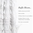 thumbnail image 6 of Kemmy Ruffled Bathroom Shower Curtain, Single, 72" 72" L, White Bathroom Curtain Fabric Bathroom Shower Curtains ideal for Bathroom Coquette Decor, 6 of 7