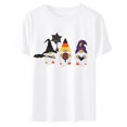 thumbnail image 1 of Tops de Mujer Elegantes Blusas Casuales Camisas de Moda de Manga Corta Cuello Redondo Camiseta de Impresión Odeerbi ODB169018, 1 of 5