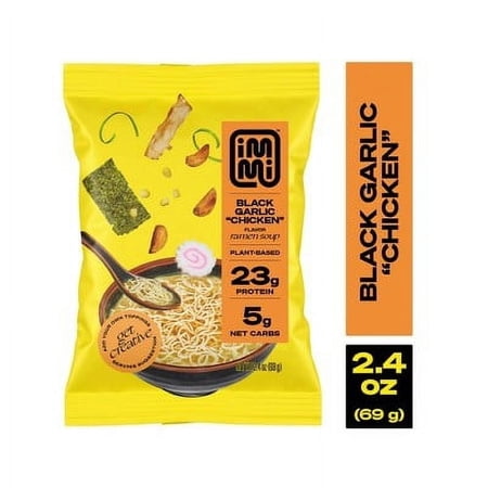 Immi Black Garlic 'Chicken' Plant Based Ramen Pouch - ( 2.4oz, PACK OF 1 )