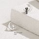 thumbnail image 2 of Pendientes de gato Moon Love de plata de ley 925, bonitos pendientes de Joker con forma de corazón para niña, diseño de nicho, ligeros y cómodos, 2 of 6