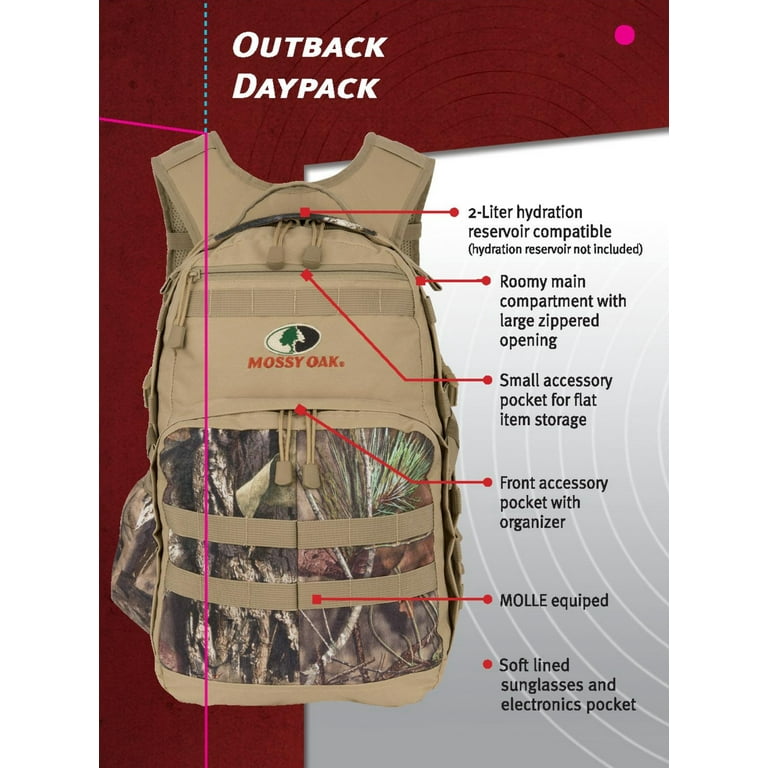Mossy oak top backpack walmart