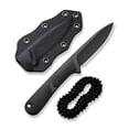 thumbnail image 2 of Civivi Knives Mini Elementum C23010-1 Black G-10 Nitro-V Steel Fixed Blade Knife  Cuchillo, 2 of 8