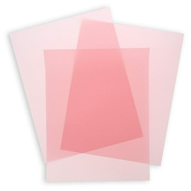 Blush pink vellum paper