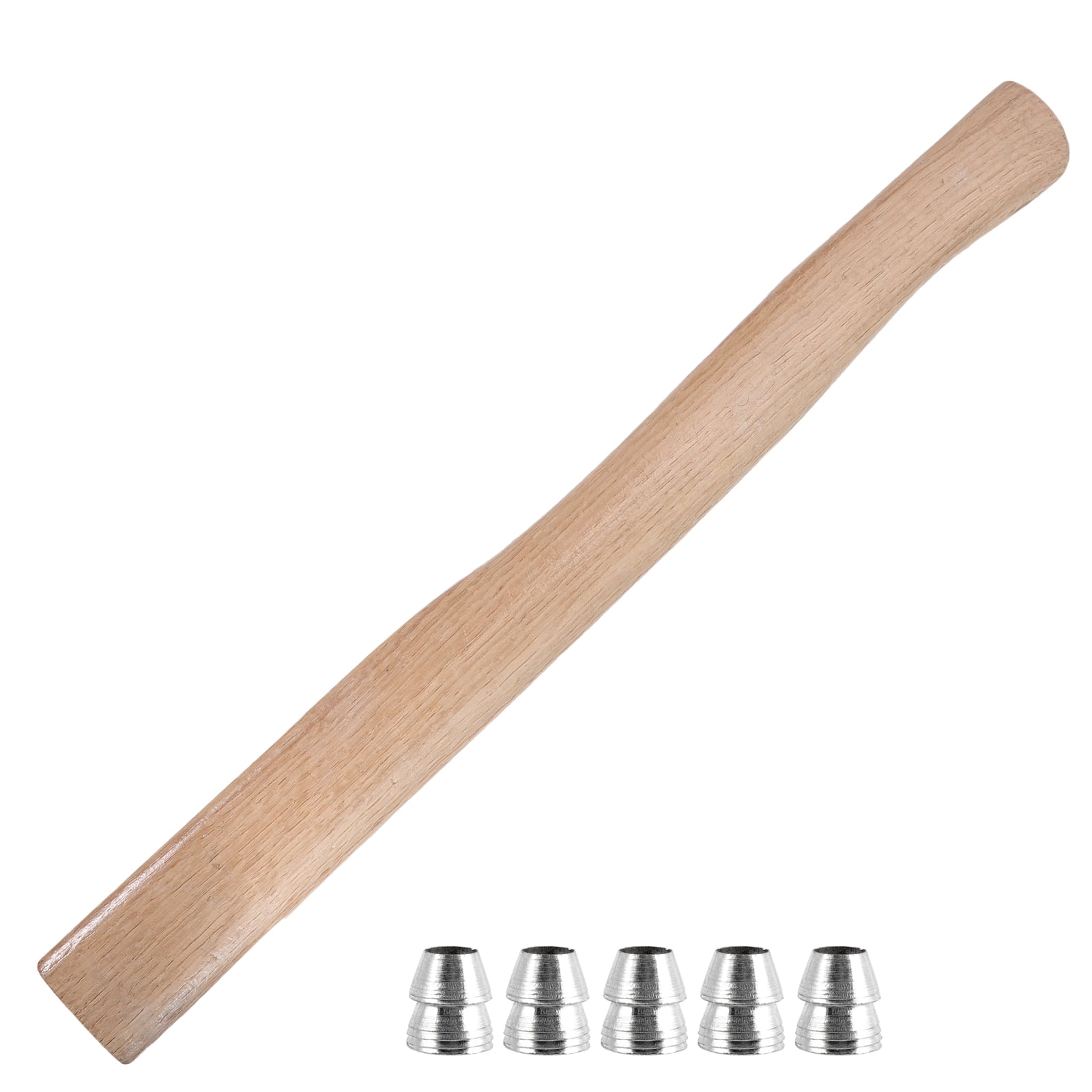 2 Sets Handle Wooden Replacement Hatchet Handle Woodworking Tool with Wedges