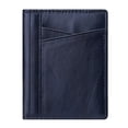 thumbnail image 1 of Cartera pequeña de cuero con ventana para identificación para hombre y mujer, 1 of 5