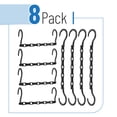 thumbnail image 2 of Mr. Pen- Perchas para ahorrar espacio, color negro, paquete de 8, perchas para ropa que ahorran espacio, perchas para armario, ahorradores de espacio, perchas para camisas, ahorro de espacio, organiza, 2 of 5