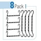 thumbnail image 2 of Mr. Pen- Perchas para ahorrar espacio, color negro, paquete de 8, perchas para ropa que ahorran espacio, perchas para armario, ahorradores de espacio, perchas para camisas, ahorro de espacio, organiza, 2 of 5