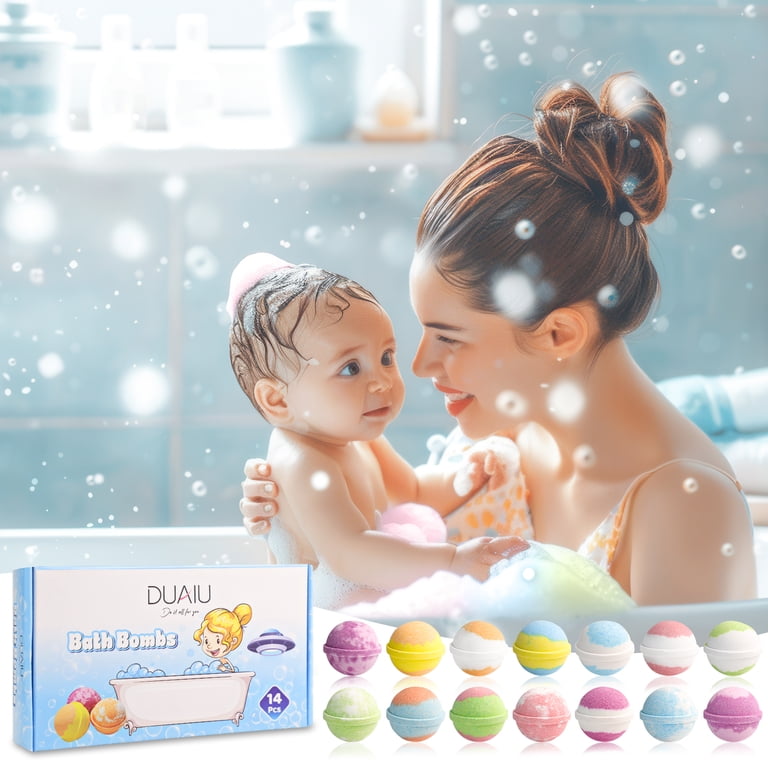 DUAIU Bath Bomb Gift Set, 14 Pieces, Floral Scents photo 4