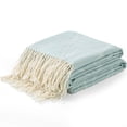 thumbnail image 6 of VERAMUSE Blue Throw Blanket for Couch 50"X60" Farmhouse Blankets for Bed and Sofa, 6 of 6