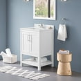 thumbnail image 5 of Ove Decors Vegas 24 W x 19" D Freestanding Bathroom Vanity with Sink, Pure White, 5 of 15