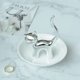 thumbnail image 4 of Lindo Animal Gato Anillo Soporte Plato Anillo Soporte de Joyas Anillos Pulseras Pendientes Bandeja de Baratijas para Mujeres Niñas Regalo de Cumpleaños, 4 of 5
