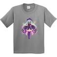 thumbnail image 3 of Inktastic Beautiful Purple Anime Witch Youth T-Shirt, 3 of 5