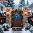 thumbnail image 5 of Metal Hanging Christmas Tree-Shaped Wind Decorations - Stylish Garden Spinners with Abstract Design for Festive Yard Decor, 5 of 7